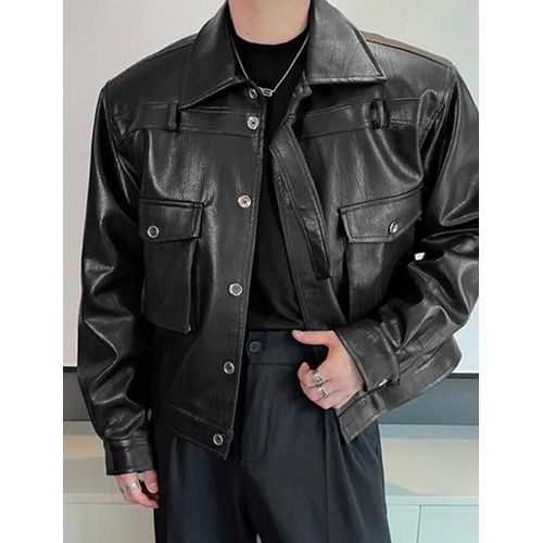 product_image_name-Fashion-Jaylo Byker Luxury Faux Leather Jacket-Black-2