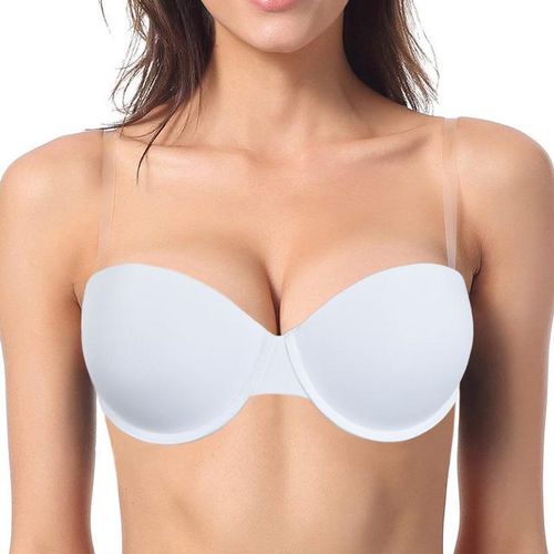 Ladies Sexy Strapless Bra Bra Adjusted Convertible Straps A B C D