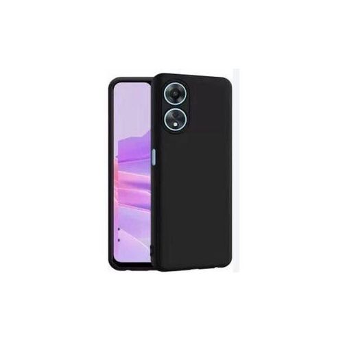 Generic Oppo A60 Classic Minimalist Slim Protective Matte Black Silicone Back Case