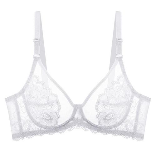 Ultra Thin Women Bras See Through Underwire Bra Lace Sexy Lingerie  Brassiere BH