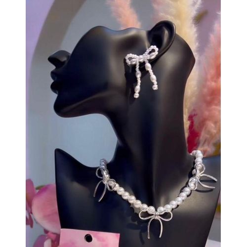 product_image_name-Fashion-ELEGANT WOMEN’S PEARL NECKLACE SET-1