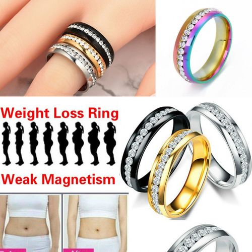 Fashion Rings for Women Moissanite Ring Wedding Gifts Micro Magnetic  Slimming Ring Weight Loss Ring Designer