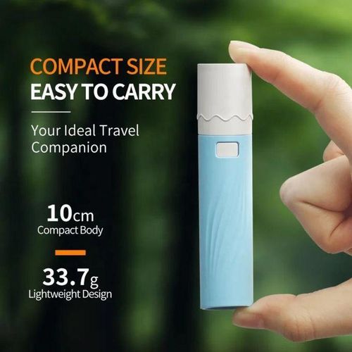 Taigexin Rechargeable mini led portable flash Torch light TGX 8106 blue - image 2