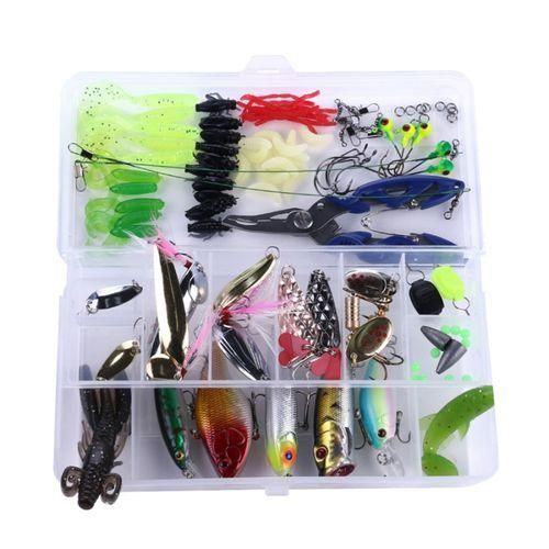 Generic 110 PCS / Box Sea Bass Soft Bait Fishing Gear Accessories