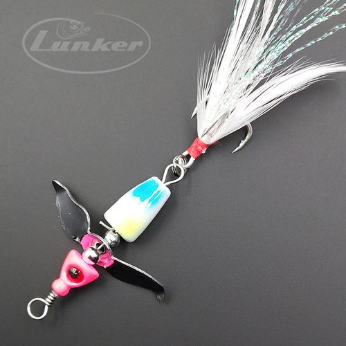 Generic Noisy Propeller Spinner Lure 11g Spinning Lunker Fishing