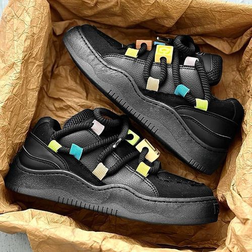 product_image_name-Fashion-Latest Design Men's Casual Luxury Chunky Sneakers-Black-1