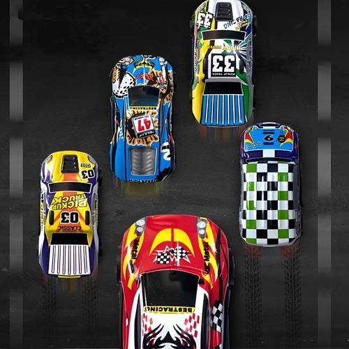 product_image_name-Digabi-Gift For Her/Him 6pcs Metal Police Car Toy - Inertia Driven, No Batteries Required - Perfect for Party Gifts And an Ideal Choice for Presents, Fun for All Seasons-1