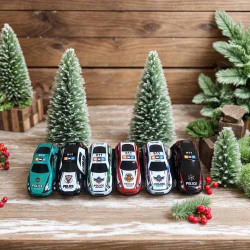 product_image_name-Digabi-Gift For Her/Him 6pcs Metal Police Car Toy - Inertia Driven, No Batteries Required - Perfect for Party Gifts And an Ideal Choice for Presents, Fun for All Seasons-6