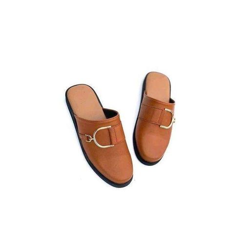 Fashion Men's Unique Half Shoe -Brown