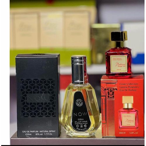 product_image_name-Lattafa-NOW EDP Perfume Natural Spray 50ML And Bakkarat 25ml-1