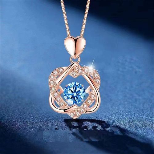 Heart shaped diamond sales pendant necklace