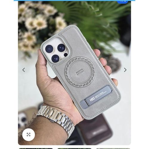 product_image_name-Generic-HDD Brand Best Premium Pu Leather Magsafe Support Hard With Stand System For iPhone 16 pro max -1