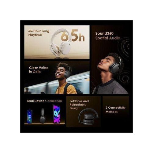 Oraimo Boom-Pop Lite ENC 65-hrs Playtime Over-Ear Wireless Headphone Headset - image 7