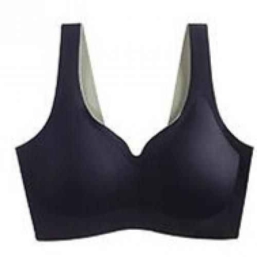  Latex Plus Size Ice Silk Seamless Bras for Fashion