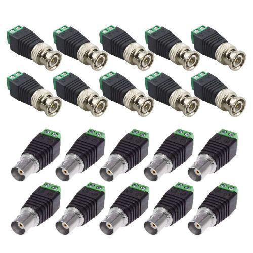 Generic 20Pcs Professional BNC Connector Kit - 10x Male 10x Female