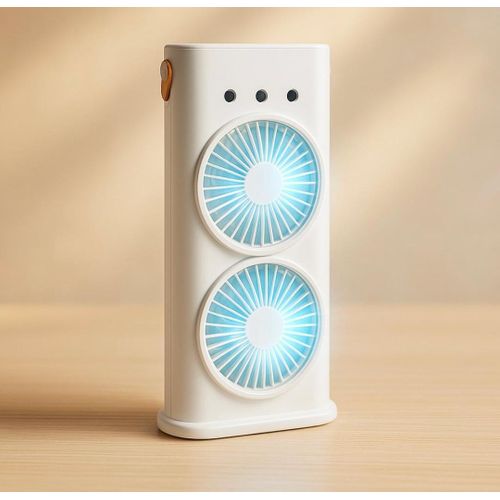 product_image_name-Fan Fever-Double face air Cooler Fan( rechargeable)-1