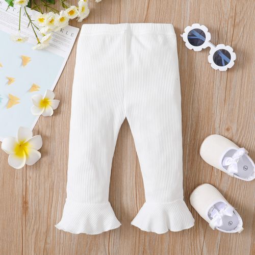 Cute Black and White Pants For Baby Little Girls With Big Bow