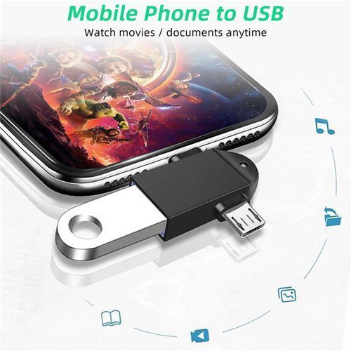 product_image_name-Generic-Otg Type C + Type B To USB 3.0 Android Flash Drive Reader-2