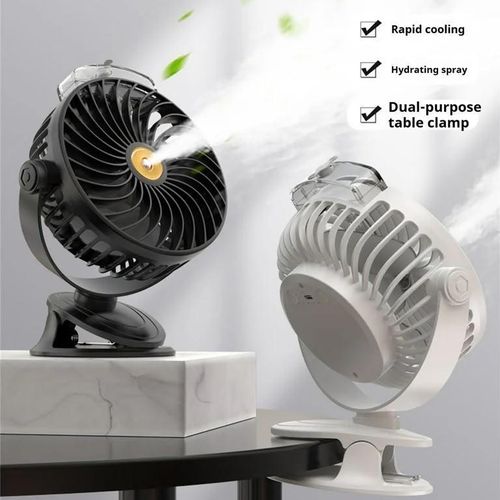 Generic Portable Clip Durable Mist Spray Fan - image 3