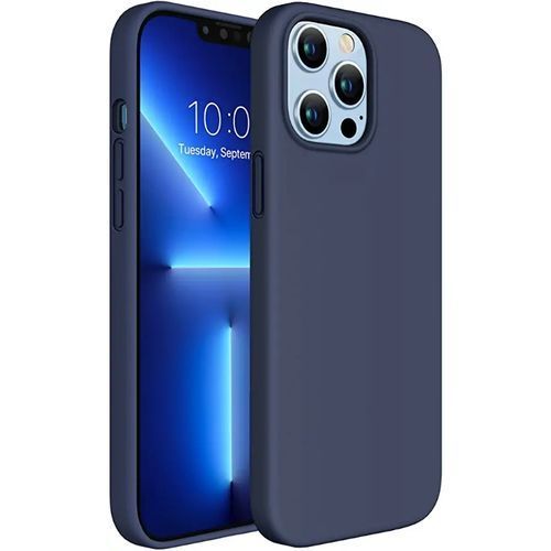 product_image_name-Generic-IPhone 13 Pro Max Silicone Back Case + Free Screen Guard-1