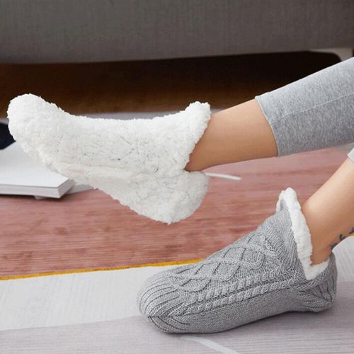 Cozy and Warm Women's Fuzzy Slipper Socks