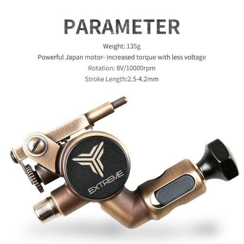 WJX W500 Rotary Soft Hard Adjustable Professional Tattoo Machine  MAST  TATTOO