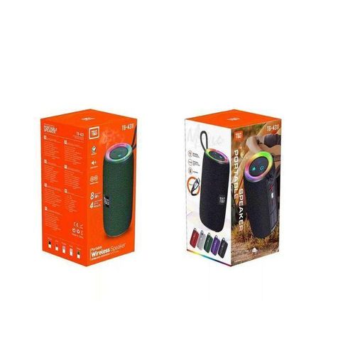 product_image_name-T&G-TG431 Cylindrical Waterproof Speakers Portable Music Player Wireless Speaker (GRAY)-5