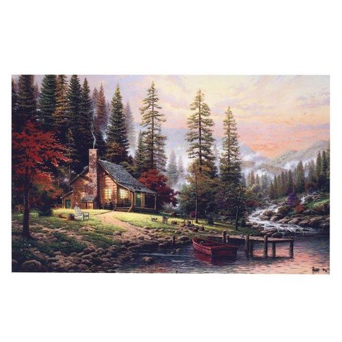 Generic High Definition Oil Painting Prints on Canvas Frameless Wall Art  Paintings Picture for Living Room Bedroom Home Decoration (Landscape)