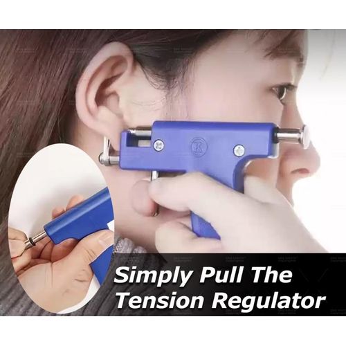 Generic Professional Ear Piercing Gun Kit, Reusable Piercing Gun with Stainless Steel Piercing Earrings Studs - image 5