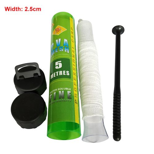 Generic 5M Water Dissolving PVA Narrow Mesh Tube Net Carp Fishing