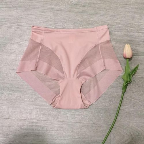 Generic Breathable Mesh Body Sculpting Panties Women's Pants High  Elasticity And Comfortable Ice Silk Control Briefs Slimming Underwear