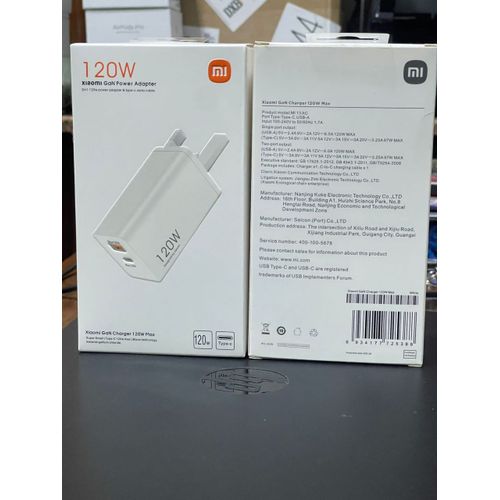 XIAOMI Mi 120W Pd GaN FAST Charger | Jumia Nigeria
