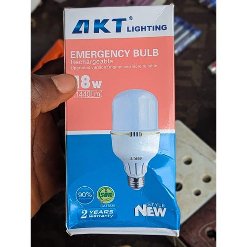 AKT Lighting 18W Rechargeable Emergency Bulb (New Style)