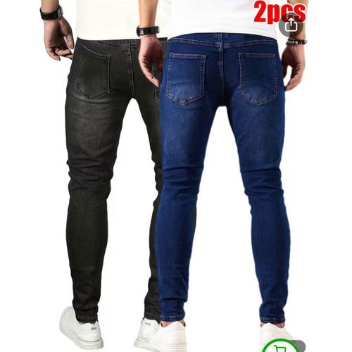 Fashion Men's 2 In 1 Stretch Regular Fit Jeans