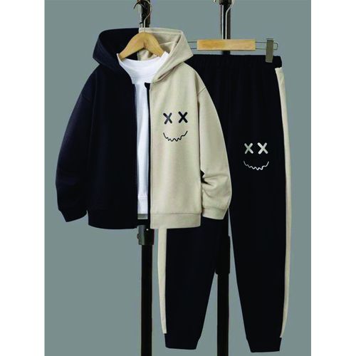 White Hoodie & Jogger Set - ADAMO