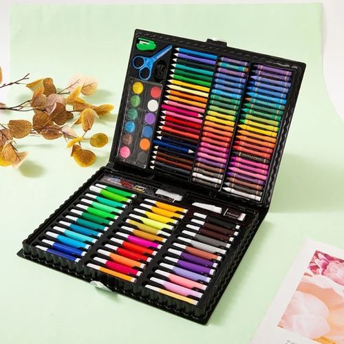 150 Pcs/Set Drawing Tool Kit Kids Art Set Painting Brush Art