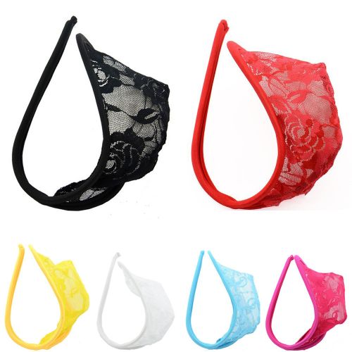 Women Sexy Invisible Underwear Lace C-string Thong Panties G