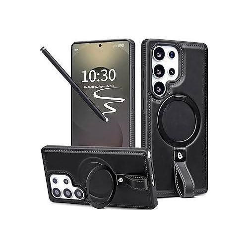 Samsung  Galaxy S26 Ultra Case Leather with Stand