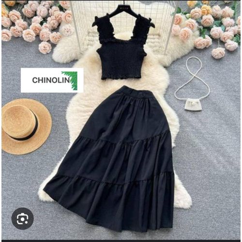 product_image_name-Fashion-Lovely ladies 2 piece top and long skirt-1