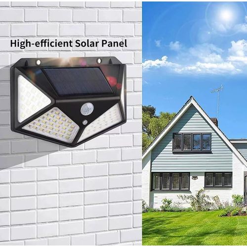 product_image_name-TodyJeyHo-Outdoor solar light suitable for deck terrace fence channel garden front door 2-piece set black-5