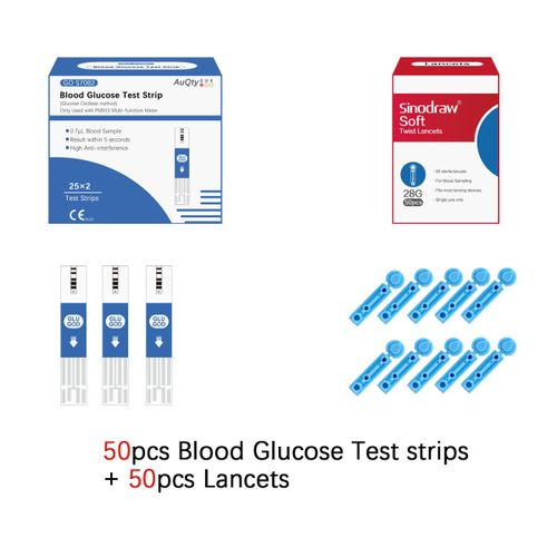 Complete 3in1 Test Kit. Blood Sugar, Blood Ketone, Uric Acid Multi