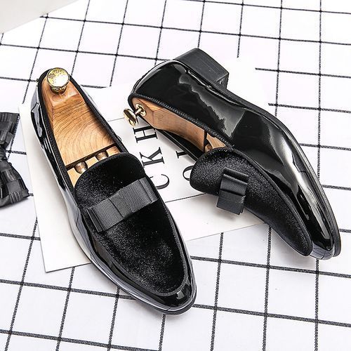 Varrati Men Classy Design Masculine Suede Leather Shoe - Black | Jumia ...