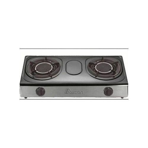 product_image_name-Boscon-2 Burner Stainless Steel Table TOP Gas Cooker-1