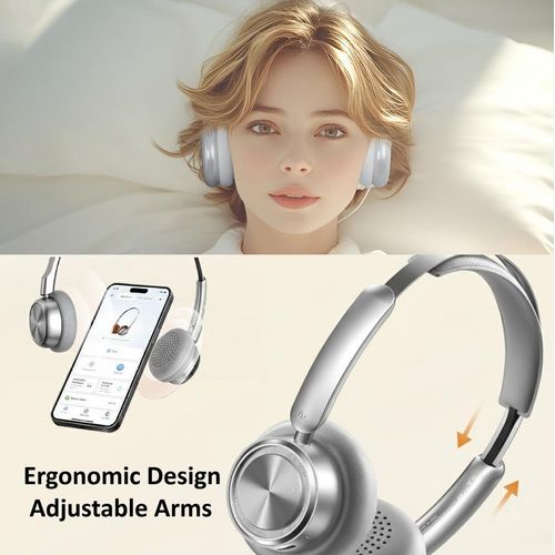 Remax PREMIUM RB-830HB Retro Wireless Headphones (SILVER) - image 6