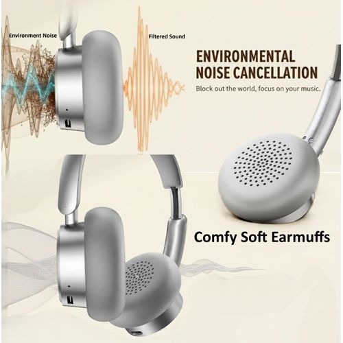 Remax PREMIUM RB-830HB Retro Wireless Headphones (SILVER) - image 7