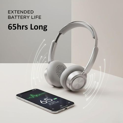 Remax PREMIUM RB-830HB Retro Wireless Headphones (SILVER) - image 8