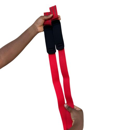 Fashion A Pair of Hand Wrap Hand Lifting Wrap -Red - image 3