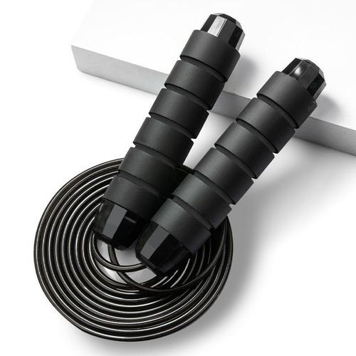 product_image_name-Generic-Adjustable Jump Skipping Rope Cable For Adult And Kids (BLK)-1