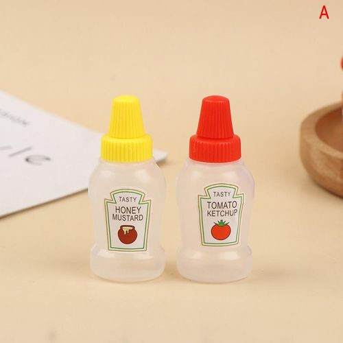 Mini Squeeze Bottle Salad Ketchup Squeeze Container Plastic Portable Lunch  Box