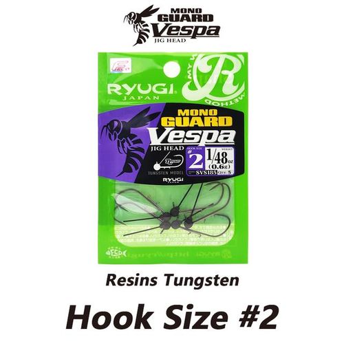 Generic Ryugi Tungsten Resin Weedless Jig Head Finesse Fishing Hook Japan  Fishing Lure Jighead Hooks Weed Guard Fishing Tackle